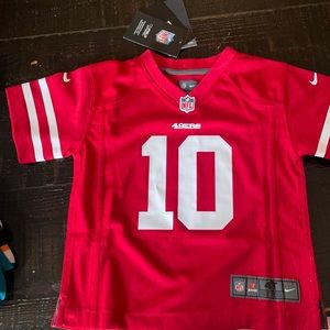 Niners jersey size 4T. New.